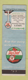Matchbook Cover - Texaco oil gas Sky Chief Leroy's Chattanooga TN