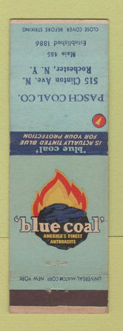 Matchbook Cover - Blue Coal Pasch Rochester NY