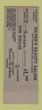 Matchbook Cover - Silver's Hair Salon Philadelphia PA girlie SAMPLE