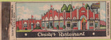 Matchbook Cover - Christy's Restaurant Glen Mills PA