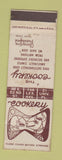 Matchbook Cover - The Cookery New York City
