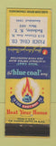 Matchbook Cover - Blue Coal Pasch Rochester NY