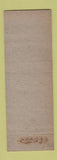 Matchbook Cover - Broken Aro Coal Nelson Nordlund Auburn NE