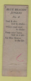 Matchbook Cover - Blue Beacon Coal Tate Building Supply Bellevue Covington