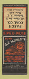 Matchbook Cover - D&H Anthracite Coal Pasch Rochester NY
