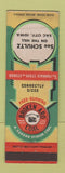 Matchbook Cover - Broken Aro Coal Schultz Sac City IA