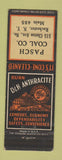 Matchbook Cover - D&H Anthracite Coal Pasch Rochester NY
