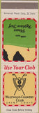 Matchbook Cover - Westwood Country Club Saint Louis MO