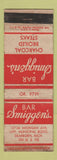 Matchbook Cover - Smiggen's Bar Dearborn MI WEAR