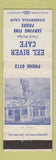 Matchbook Cover - Eel River Cafe Garberville CA