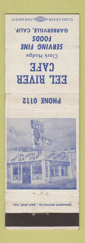 Matchbook Cover - Eel River Cafe Garberville CA