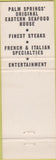 Matchbook Cover - Palm Springs Biltmore Hotel Golf CA