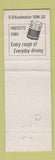 Matchbook Cover - Cities oil gas Bill Ruch Lombard IL 5D