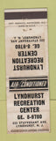 Matchbook Cover - Lyndhurst Recreation Center NJ WORN