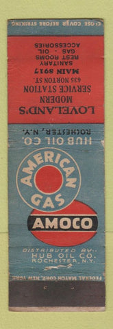 Matchbook Cover - Amoco oil gas Loveland's WEAR