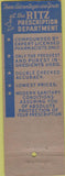 Matchbook Cover - Ritz Cut Rate Drugs