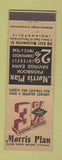 Matchbook Cover - Morris Plan Savings Indianapolis IN