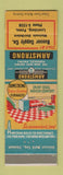 Matchbook Cover - Armstrong Linoleum Lewisburg PA Busser Supply