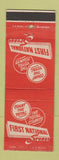 Matchbook Cover - First National Stores DD Bean