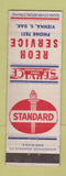 Matchbook Cover - Standard oil gas Reoh Vienna SD