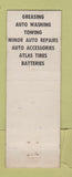 Matchbook Cover - Standard oil gas H&V Villa Park IL WORN