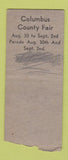 Matchbook Cover - Reno Bar Columbus NE WEAR BOBTAIL