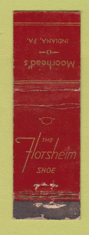 Matchbook Cover - Florsheim Shoes Moorhead's Indiana PA WORN Midget