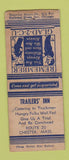Matchbook Cover - Trailers' Inn Chester MA BOBTAIL