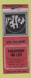 Matchbook Cover - Paramount Inn Cafe St Paul MN BOBTAIL