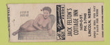 Matchbook Cover - Jack Felton's Cottage Inn Lincoln NE pinup BOBTAIL