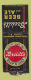 Matchbook Cover - Breidt's Beer Ale Elizabeth NJ WEAR BOBTAIL