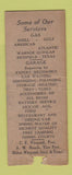 Matchbook Cover - Riverside Service oil gas Clinton NJ BOBTAIL