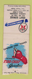 Matchbook Cover - Texaco oil gas Kraft Lincoln NE BOBTAIL