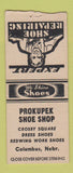 Matchbook Cover - Prokupek Shoe Shop Columbus NE Redwing  BOBTAIL