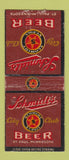 Matchbook Cover - Schmidt's Beer City Club St Paul MN BOBTAIL