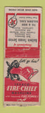 Matchbook Cover - Texaco oil gas Baldwin KS WORN BOBTAIL