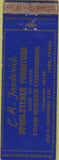 Matchbook Cover - CR Frederick Furniture York PA WORN