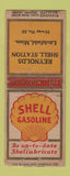 Matchbook Cover - Reynolds Shell oil gas Litchfield MN DQ BOBTAIL