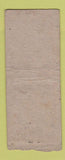 Matchbook Cover - Sugar Bowl Wild Rose WI pinup WORN BOBTAIL