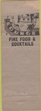 Matchbook Cover - Clint Elliott Scully's Los Angeles CA deco WORN