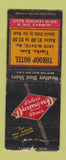 Matchbook Cover - Peters Diamond Shoes Throop Hotel Topeka KS BOBTAIL