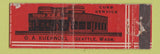 Matchbook Cover - OA Kuehnoel Seattle WA Midget WORN