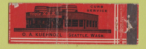 Matchbook Cover - OA Kuehnoel Seattle WA Midget WORN