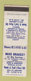 Matchbook Cover - Hank & Ted's Pure oil gas Chicago IL