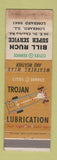 Matchbook Cover - Cities oil gas Bill Ruch Lombard IL WORN