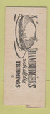 Matchbook Cover - Oneil's Grill Briston TN pinup BOBTAIL