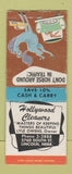 Matchbook Cover - Hollywood Cleaners Lincoln NE BOBTAIL