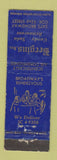 Matchbook Cover - Bergins Candy Soda Restaurant New York City midget WEAR