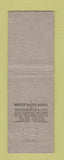 Matchbook Cover - Bergins Candy Soda Restaurant New York City midget WEAR