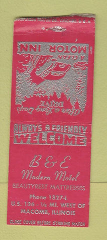Matchbook Cover - B&B Bar Lounge Spearfish SD BOBTAIL